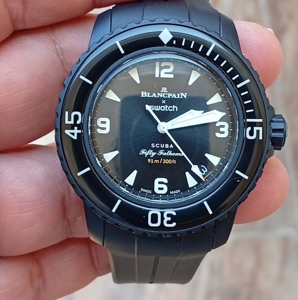 Blancpain x Swatch Black Dive Watch